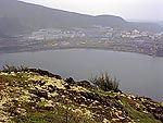 Вид на Кировск с горы Вудъяврчорр